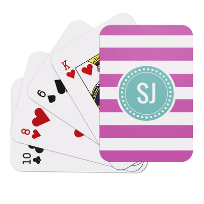 Pink Stripe Playing Cards (Temporarily Out of Stock)