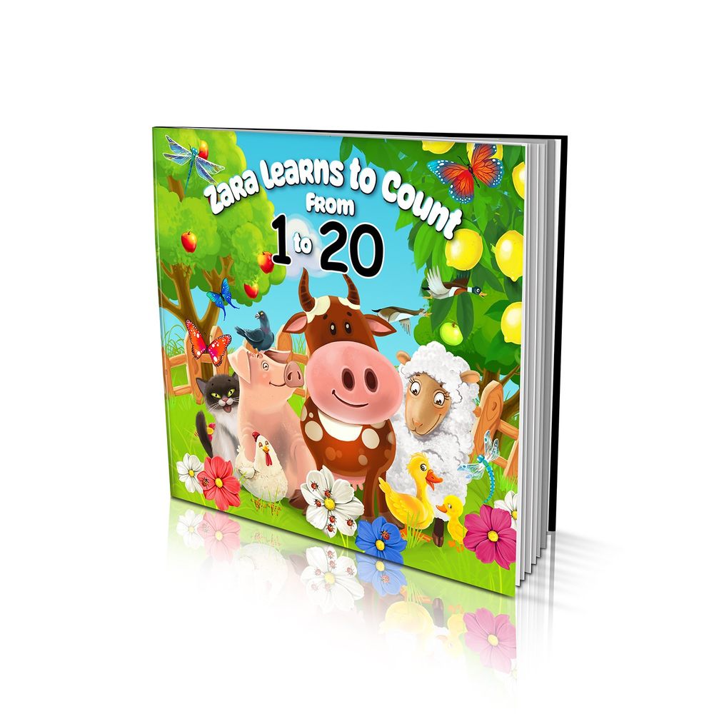 Soft Cover Story Book - Learns to Count