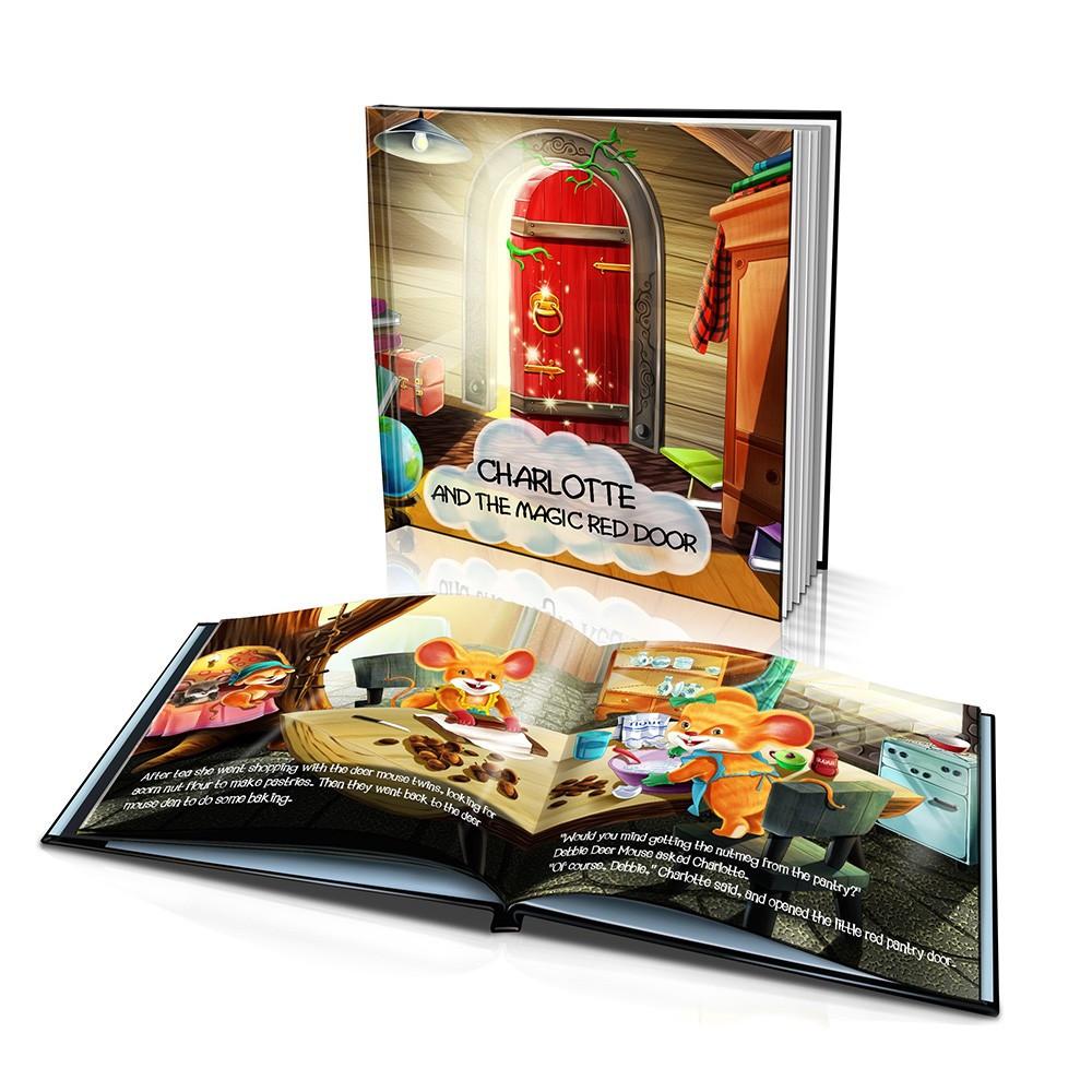 Large Hard Cover Story Book - The Magic Red Door