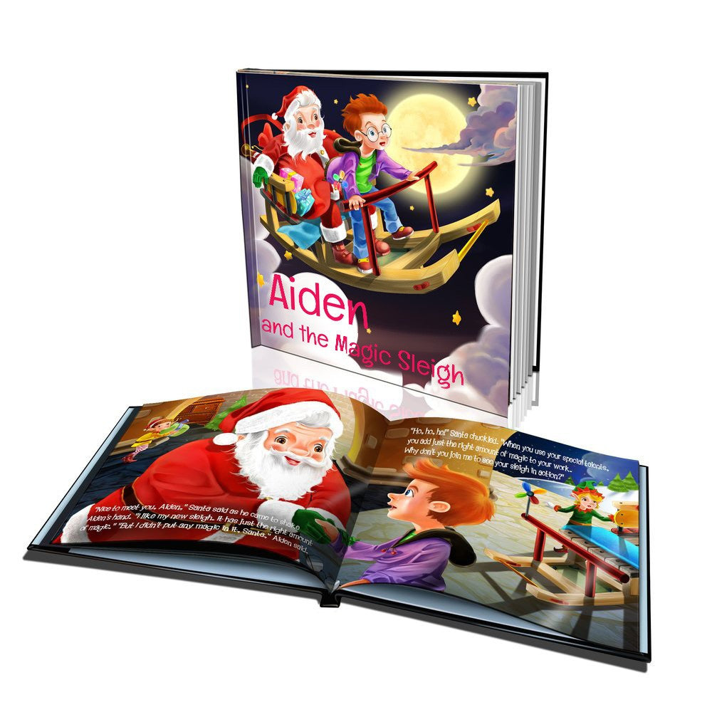 Hard Cover Story Book - The Magic Sleigh
