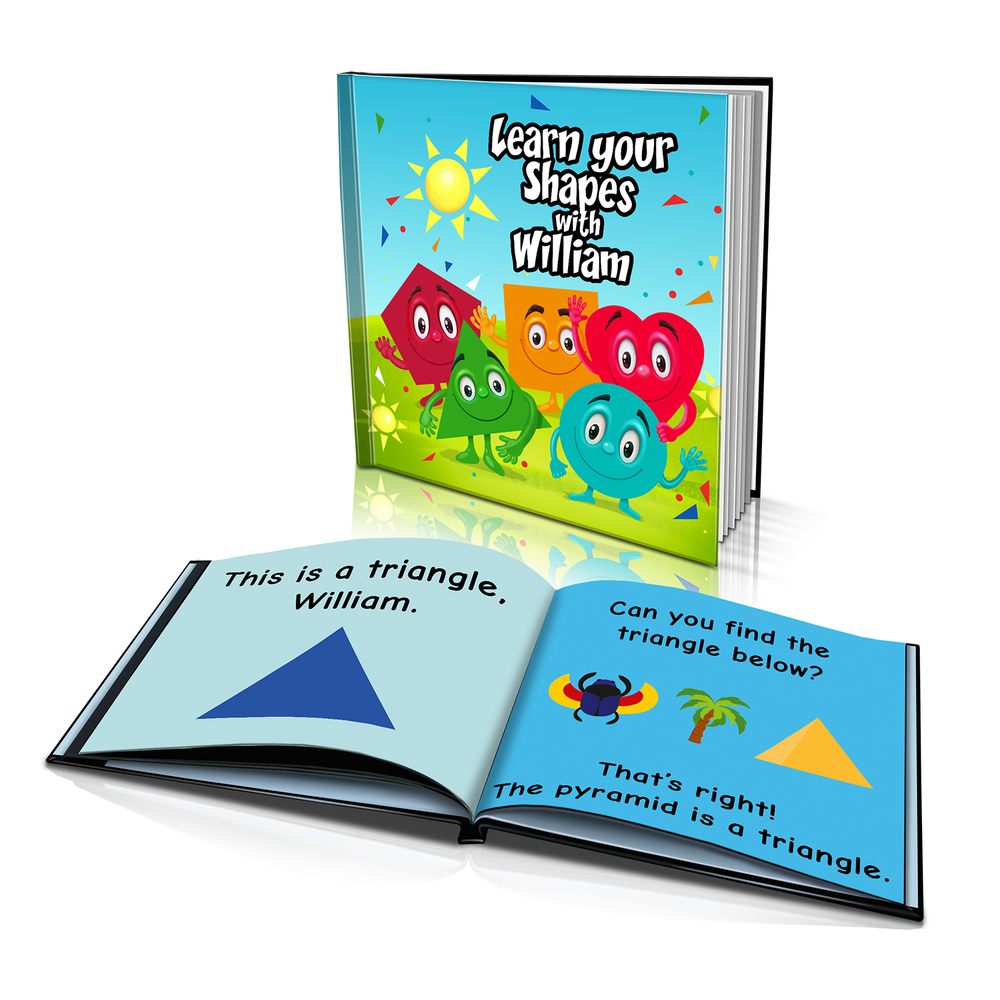 Large Hard Cover Story Book - Learn Your Shapes
