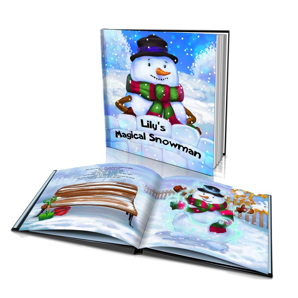 Large Hard Cover Story Book - The Magical Snowman
