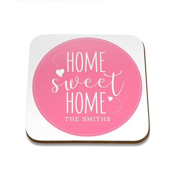 Home Sweet Home Square Coaster - Single