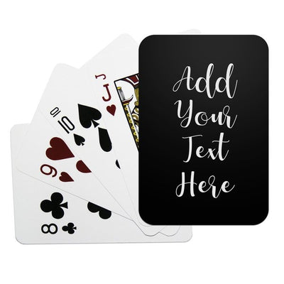 Add Your Own Message Playing Cards