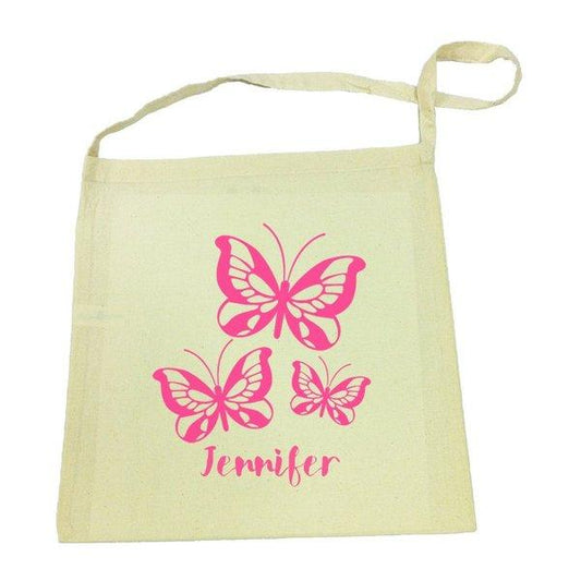 Butterflies Calico Tote Bag