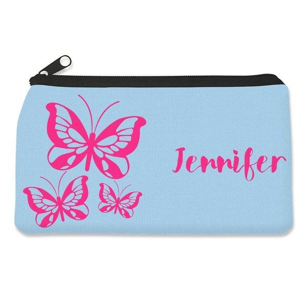 Pink Butterflies Pencil Case - Small
