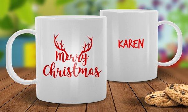 Personalised Childrens Christmas Mug