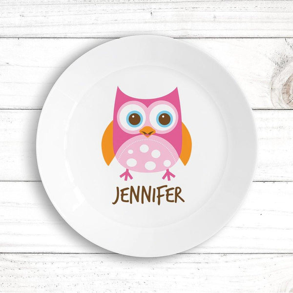 Owl Kids Plate