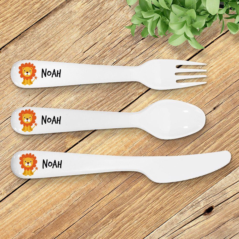 Lion Kids' Cutlery Set