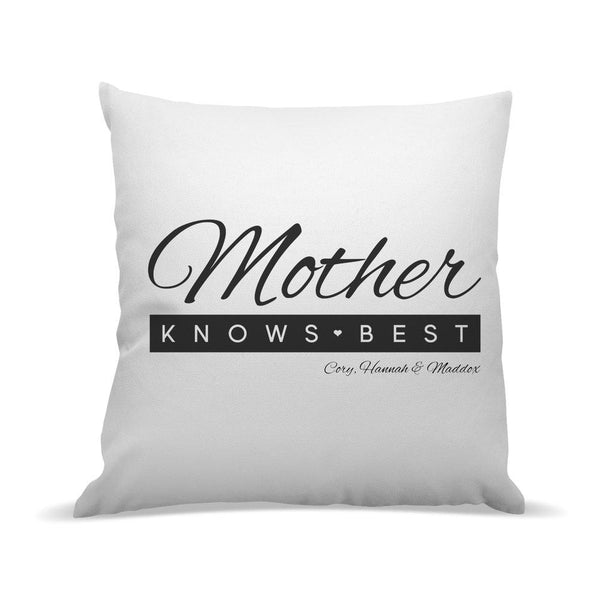 Mother Knows Best Premium Cushion Cover