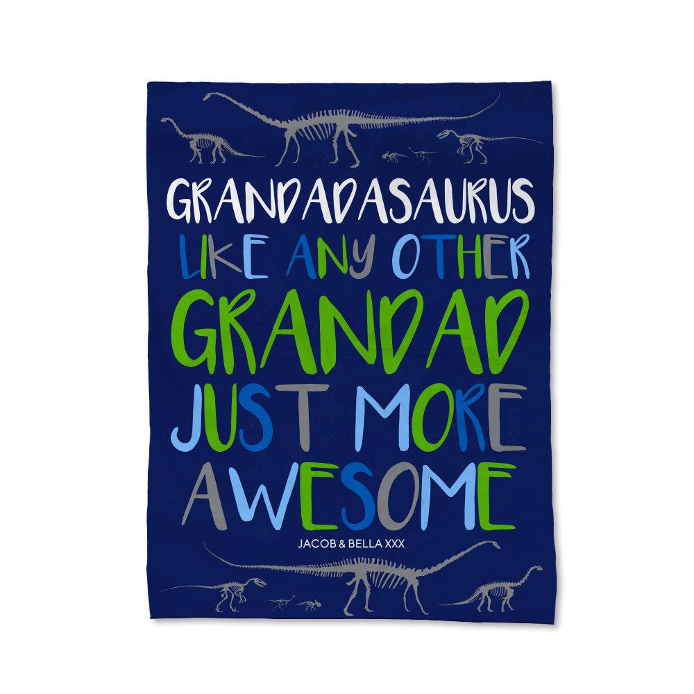 Grandadasaurus Card Grandadasaurus Blanket - Medium – BIGW Photos