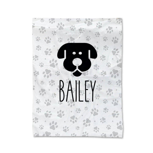 Paw Prints - Dog Pet Blanket - Small