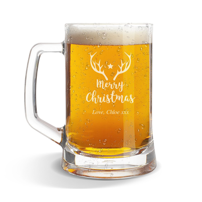 Star Glass Beer Mug