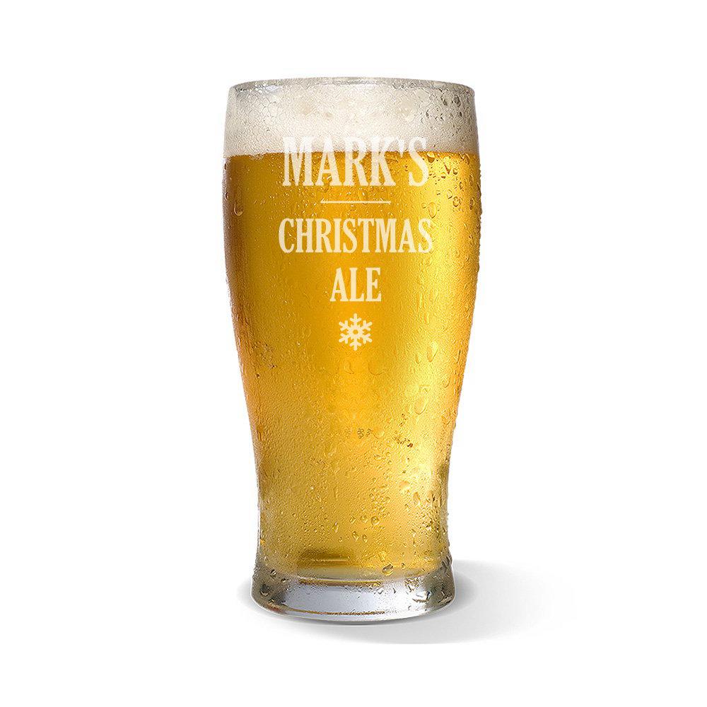 Christmas Ale Standard 285ml Beer Glass