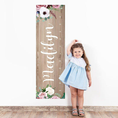 Woodland Wall Decal Height Chart