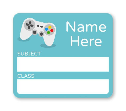 Gaming School Book Label