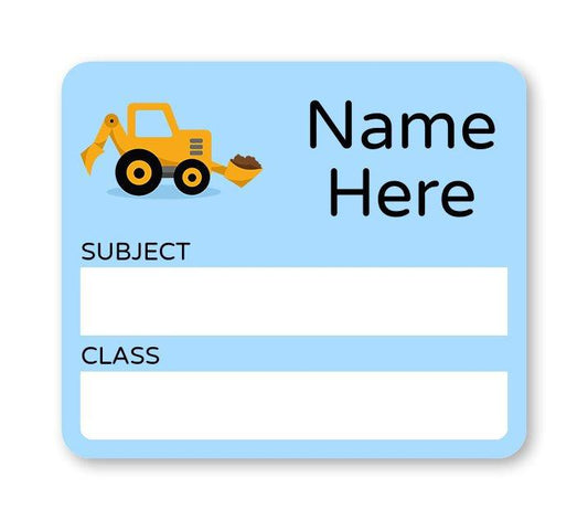 Little Digger School Book Label