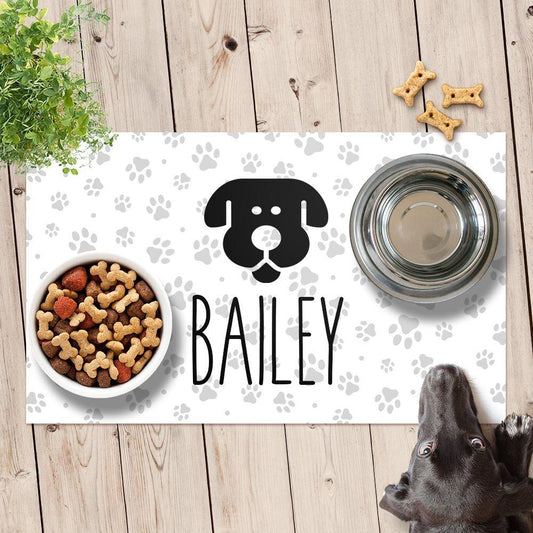 Paw Prints - Dog Pet Feeding Mat