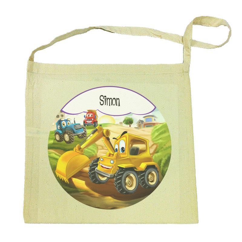 Little Digger Calico Tote Bag