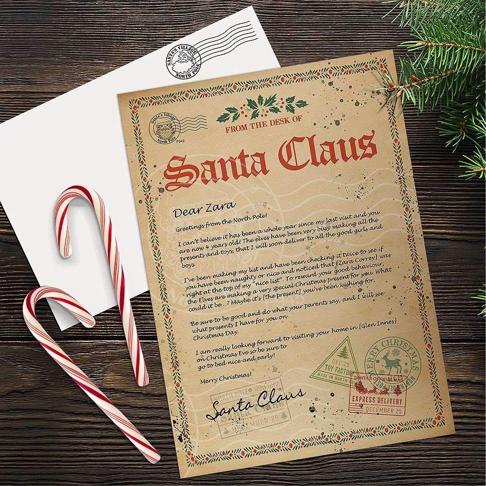 North Pole Santa Letter – BIGW Photos