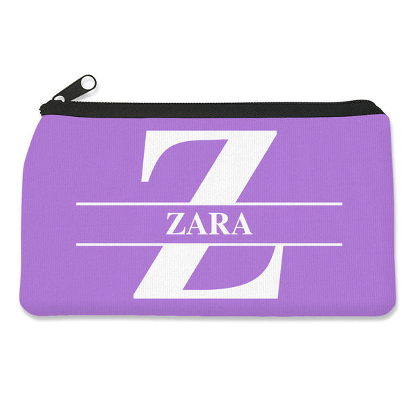Purple Monogram Pencil Case - Small