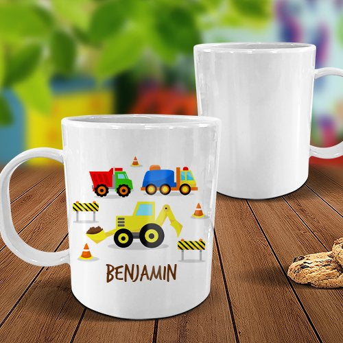 Personalised Mug Cup Childrens Plastic Name Mugs Child Mug