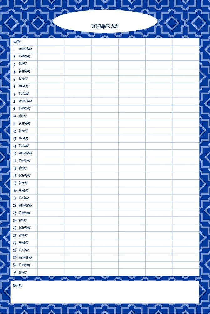 Moroccan A3 Family Planner