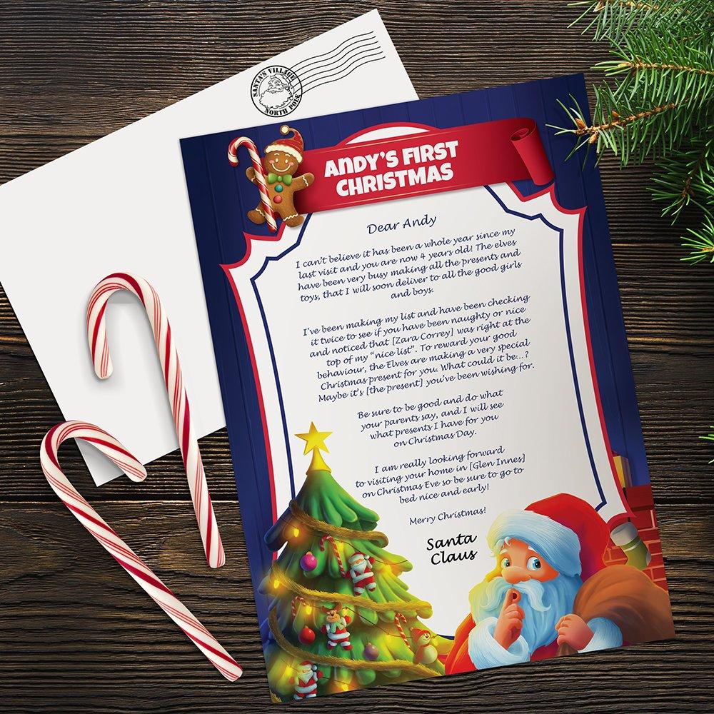 First Santa Letter First Christmas Santa Letter β BIGW Photos