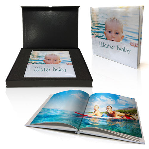 8x8" Personalised Padded Book in Presentation Box