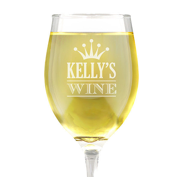 Crown Design Wine Glass