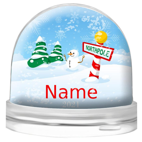 Personalised Snow Globes For Christmas