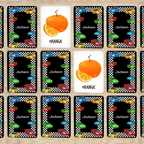 Race Cars Memory Cards (Temporarily Out of Stock)