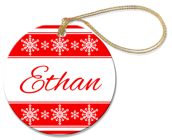 Snowflake Round Decoration