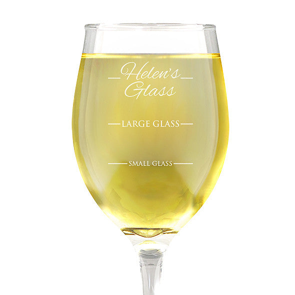 Person's Design Wine Glass