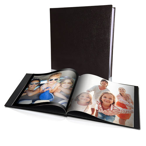 12x12" Leather Look Padded Hard Cover Book