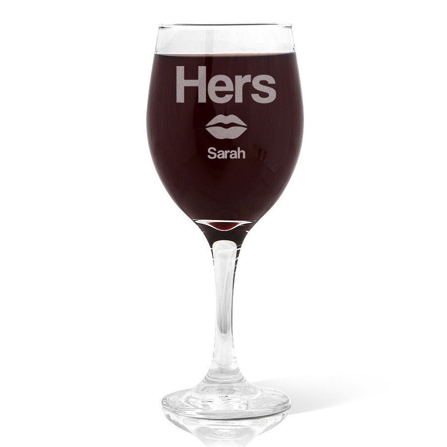 Hers Wine Glass