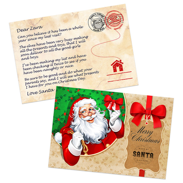 Santa Postcards - Jolly Christmas Postcards from Santa – BIGW Photos