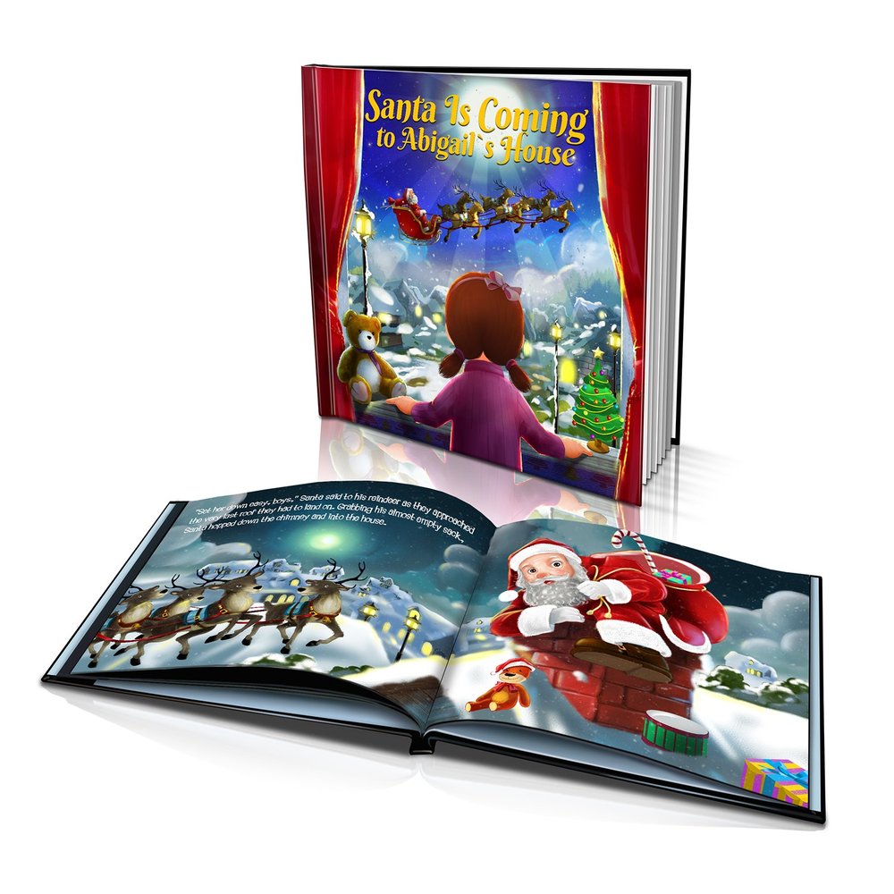 Large Hard Cover Story Book - Santa is Coming (Temporarily Out of Stock)